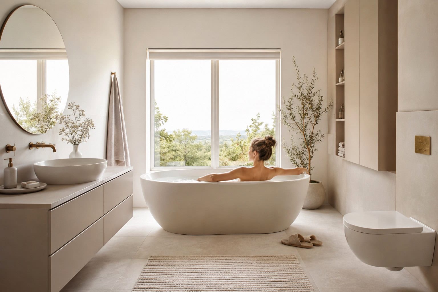 Modernes Badezimmer als Wohlfühloase Modernes Badezimmer als Wohlfühloase in Heidelberg