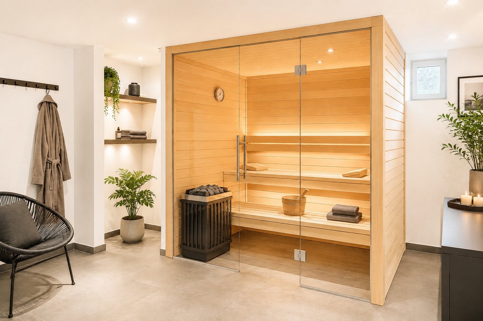 Sauna Zuhause Moderne Sauna für Ihr Zuhause in Heidelberg